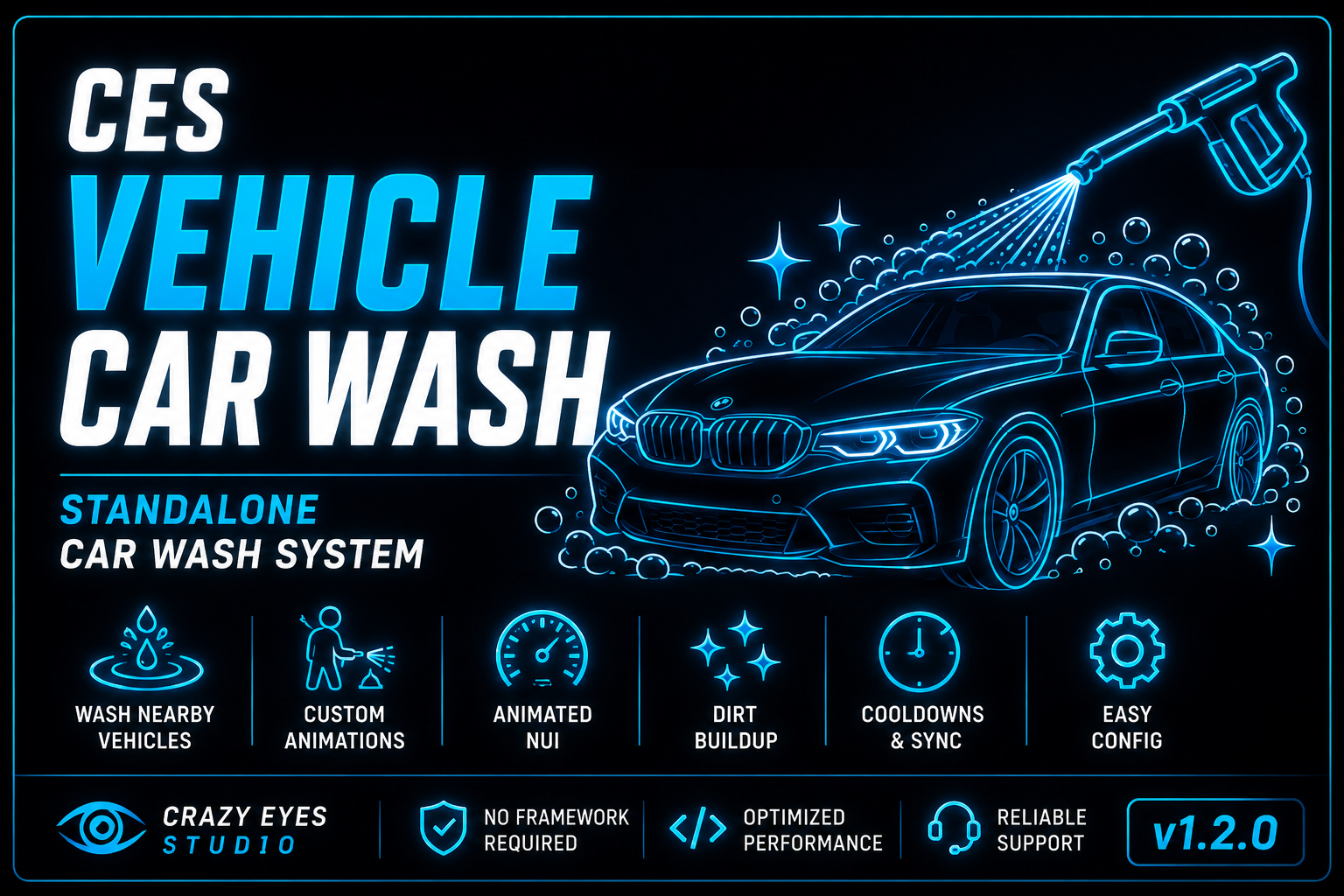 Vehicle Car Wash System