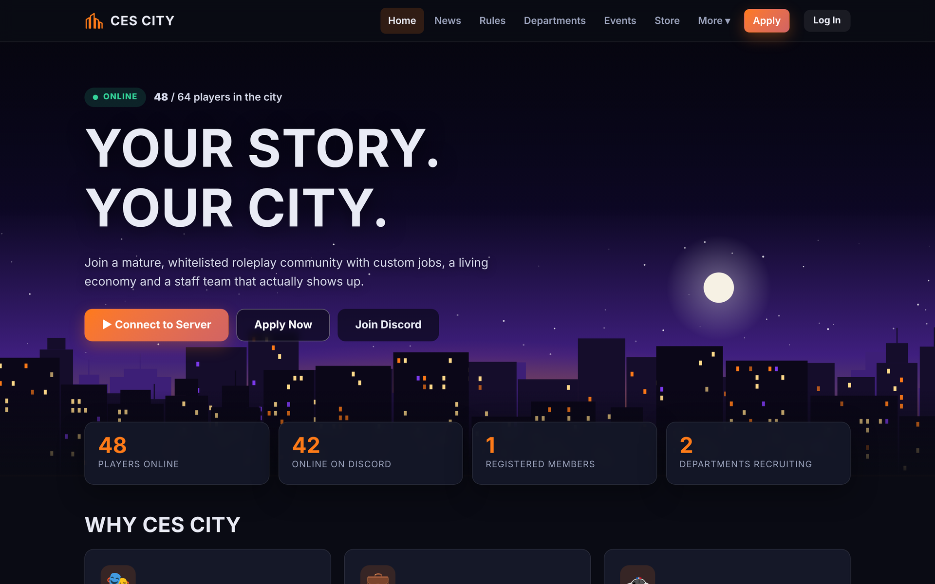 CES Your City PHP/HTML Website Template