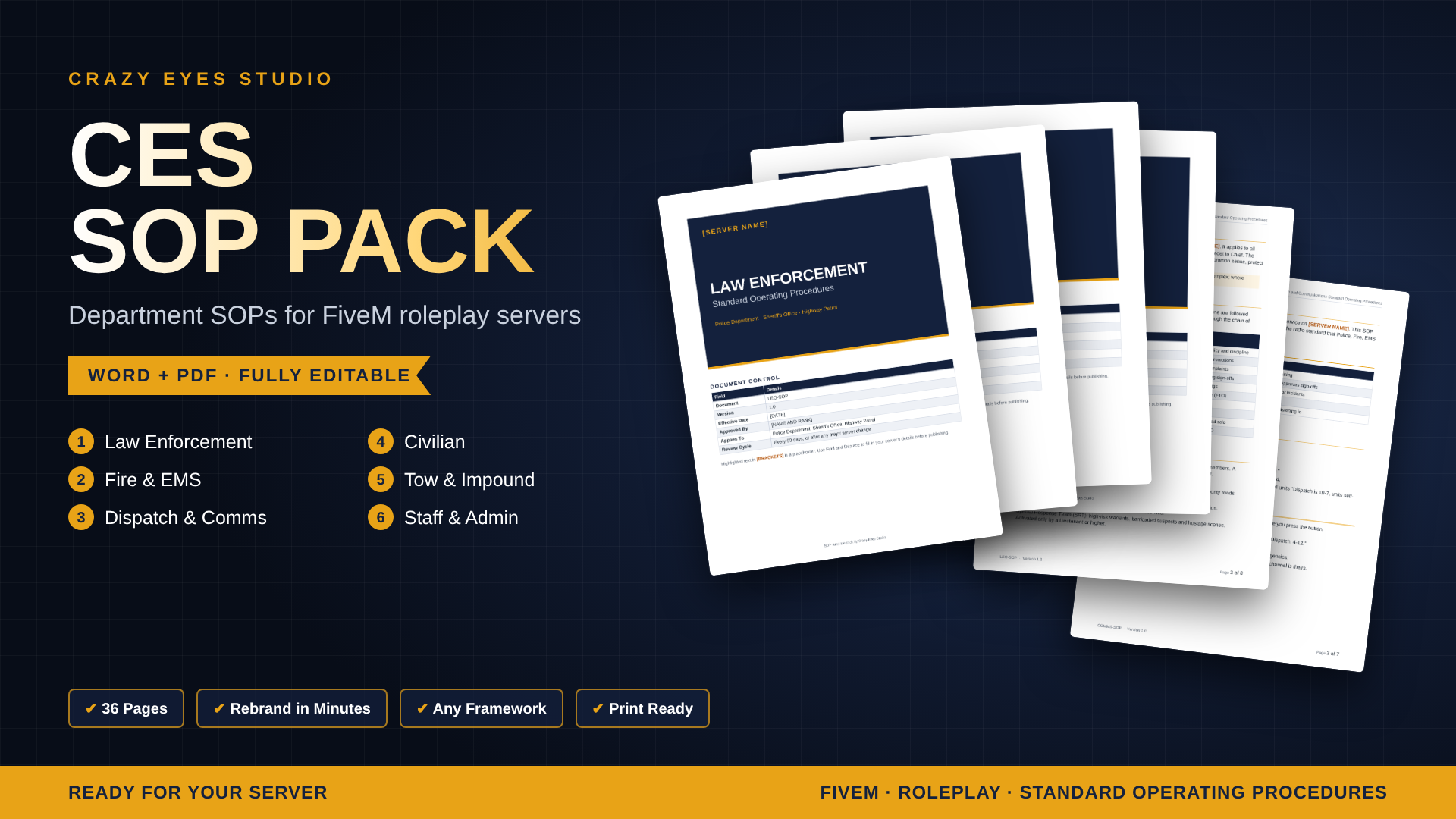 CES SOP Pack